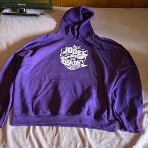 Purple sweatshirt